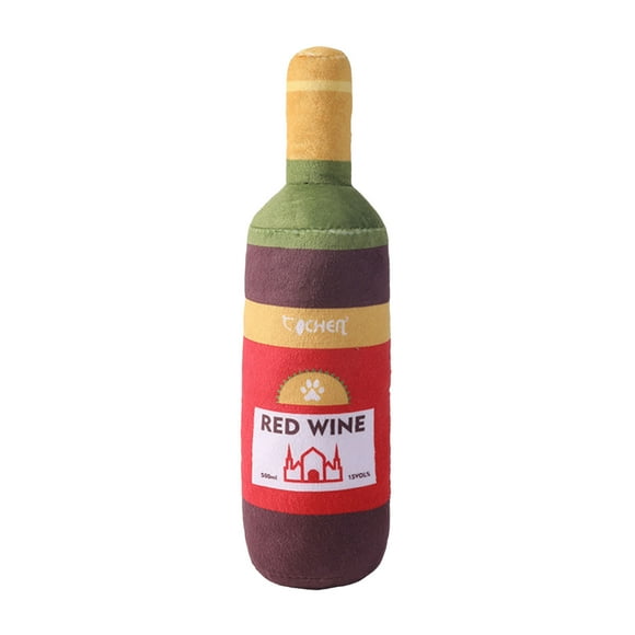 TIELUTT CruncherWine Bottle Design Toy Bottle Toy Zentric Bottle Toys Puppy Chew for Teething Puppy Large Breed Large Chew Bones for Dogs Dog Bones for Small Dogs Aggressive Chewers Large Dog Chew Bon