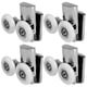 thumbnail image 1 of 4pcs Shower Door Wheels 23mm Shower Door Rollers Heavy Duty Zinc Alloy Wheel For Both Flat Sliding -CN-AA, 1 of 5