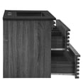 thumbnail image 5 of Modway Render 36" Wall-Mount Bathroom Vanity in Charcoal Black, 5 of 9