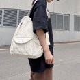 thumbnail image 1 of Bolso De Pecho Bolso De Pecho Para Mujer, Bandolera De Lona Informal, Bandolera De Moda (Blanco), 1 of 7