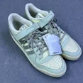 thumbnail image 1 of Ad-id-as Forum 84 Low Shoes Mens 18 Linen Green Sneaker Strap Leather Suede FZ6298, 1 of 6