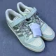 thumbnail image 1 of Adi-das Forum 84 Low Shoes Mens 18 Linen Green Sneaker Strap Leather Suede FZ6298, 1 of 6