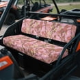 thumbnail image 3 of HUIACONG Pink Camo Hunt UTV Seat Covers Waterproof Comfortable UTV Seat Covers Protector Non-Slip Soft Fit for Kawasaki Mule 3000 3010 3020, 3 of 7