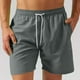 thumbnail image 1 of Yaoyar Men's Drawstring Running Shorts Lightweight Quick Dry Workout Shorts, Basketball Running Short with Zipper Pockets, 1 of 6