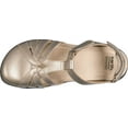 thumbnail image 4 of Women's Earth Origins Sierra Slingback Closed Toe Sandal Platinum Pearlized Eco Leather 6 M, 4 of 5