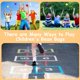 thumbnail image 5 of Bolsas de frijoles Cornhole Juego de bolsas de frijoles Cornhole Juegos de lanzamiento de bolsas de frijoles Bolsas de arena Bolsas de frijoles Lanzamiento de patas Carrera para niños Adultos #1, 5 of 7