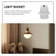 thumbnail image 5 of 10 Uds. Enchufe de luz roscado E27 reemplazo de portalámparas para lámparas de escritorio y colgantes adaptador de enchufe blanco para el hogar, 5 of 5