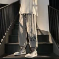 thumbnail image 5 of Pantalones Harem Pantalones Deportivos Masculinos Otoño e Invierno Pantalones Deportivos Lisos Hip-hop Para Hombre Ropa Cómoda Ancha Holgada Tendencia 2024 Y2k, 5 of 5