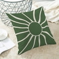 thumbnail image 4 of Summer Outdoor Pillow Covers 18x18 Inch 2 Pcs, Sage Green Cream Sun Boho Decorative Throw Pillows,Sunshine Abstract Farmhouse Decor Pillowcase Linen Cushion Cover for Home Couch Sofa Bed, 4 of 6