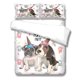 thumbnail image 1 of Conjuntos de ropa de cama Patrón de perro lindo Microfibra Cubiertas de Microfibra Pillow Shams Niños Dibujos animados Animal Mascota Impreso Mascota Hecho de verano M LYSHDW2109250015 3 Piezas Scienceny HA012377-06, 1 of 7