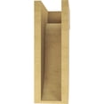 thumbnail image 4 of 5"W x 10"D x 15"H Classic Del Monte Rough Cedar Woodgrain TimberThane Corbel, Primed Tan, 4 of 6