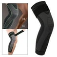 thumbnail image 3 of Elastic Knee Pressure with Pads Breathable Gym Black XL, 3 of 8