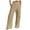 Khaki, variant on Lovskoo Wide Leg Pants for Women Cotton and Linen Summer Solid Color Trendy Loose Casual Comfortable Elastic Waist Straight Leg Pants Olive Green