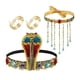 thumbnail image 3 of Accesorios de disfraz egipcio, diadema egipcia, tesoro exquisito, de reina egipcia para disfraces, vacaciones, boda, 4 Uds., 3 of 9