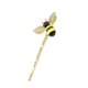 thumbnail image 2 of 1 pieza de horquillas de abeja dulce, pasadores laterales encantadores, horquillas para niñas, dama (negro y amarillo), 2 of 6