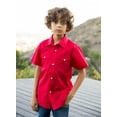 thumbnail image 2 of Gioberti Boys Solid Short Sleeve Western Shirt, 2 of 3