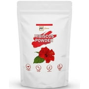 mGanna 100% Pure & Natural Hibiscus Sabdariffa Flower Powder For Hair, Health & Skin 0.5 LBS / 227 GMS
