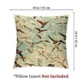 thumbnail image 4 of Seagulls Throw Pillow Cushion Case , Seagull Silhouettes Wildlife Crowded Classic Antique Design Creative Ornament, Modern Accent Double-Sided Digital Printing,, Brown Cream, 4 of 7