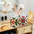 thumbnail image 6 of Christmas Theme Pattern Pixel Translucent Plastic Cans Storage Canisters with Lid Set of 2, 6 of 7