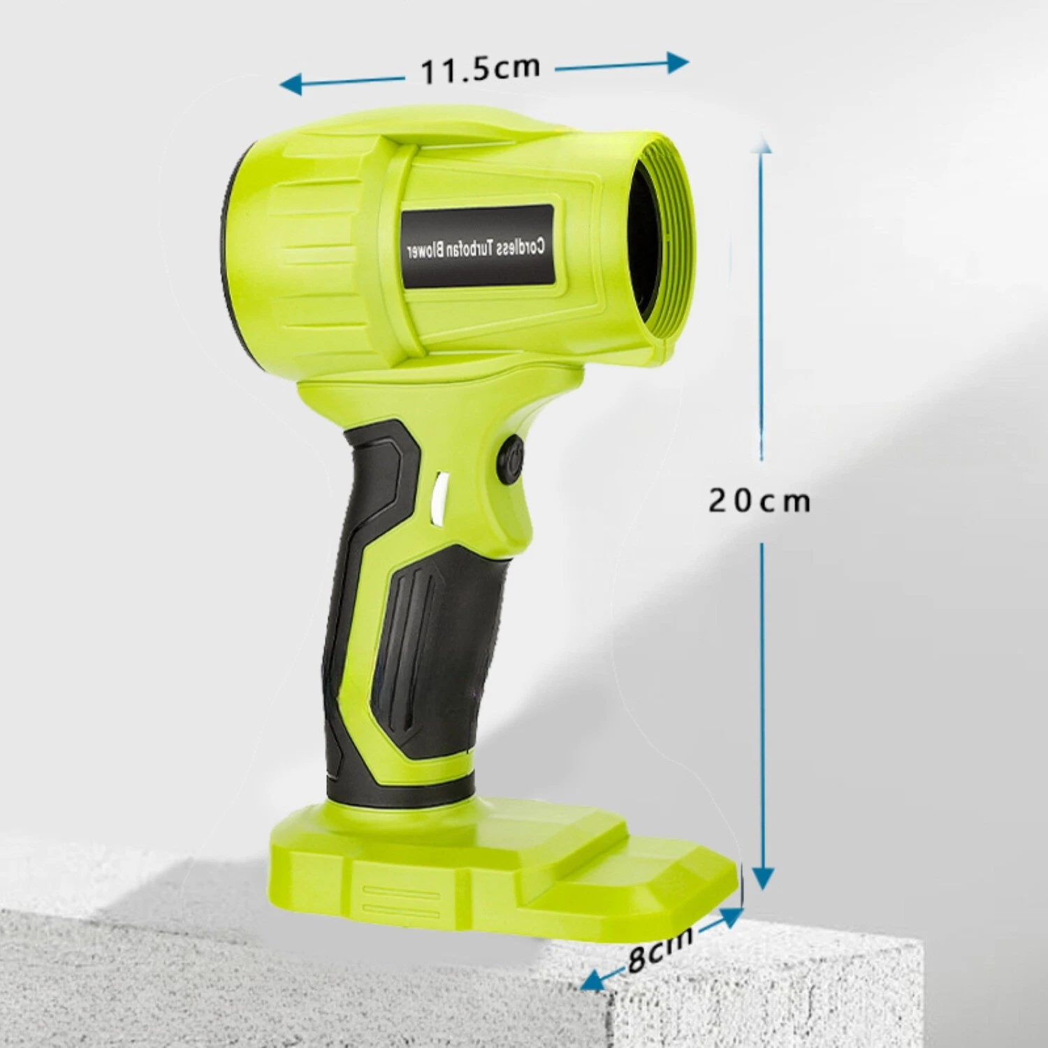 350W Cordless Handheld Leaf Blower For Ryobi 18V Violent Blower Mini Jet Fan