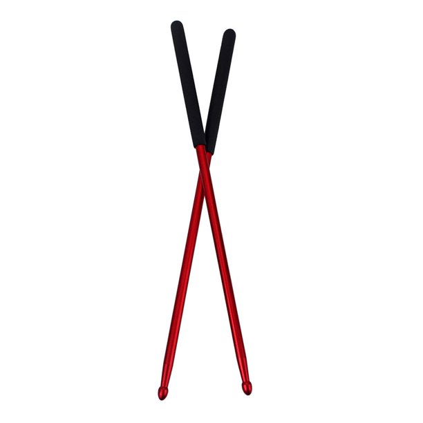 Baquetas de aleación de aluminio Sunnimix 5A para Practicar y Almohadilla de tambor Color rojo