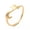 Gold, variant on Gold Stainless Steel Non-Tarnish Adjustable Ring Cat Kitten Shape Animal Pet Statement R5