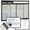 Black and White, variant on Magnetic Dry Erase Chore Chart Set for Fridge-Used for Multiple Kids-One Chore Chart and Two Bonus Dry Erase Pad/Grocery Boards-Behavior Chart for Multiple Kids-6 Extra Fine Tips Markers Included!