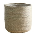 thumbnail image 1 of Cesta tejida para macetas, organizador de macetas con forro impermeable, cesta de almacenamiento 42cm x 41cm, 1 of 9