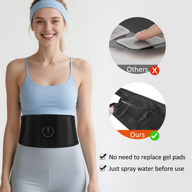 Waist Trimmer for Women Men Belly Fat, Adjustable Waist Trainer