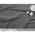 thumbnail image 2 of Soimoi Gray Poly Georgette Fabric Stripe & Leaves Printed Fabric 1 Yard 42 Inch Wide, 2 of 2