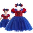 thumbnail image 2 of Superhéroe Spiderman bebé niñas Tutu vestido niños Puff manga lentejuelas arco ropa Halloween Cosplay disfraz niños 1-7Yrs5-6Y Tag-120 Gao Jinjia LED, 2 of 2