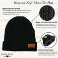 thumbnail image 2 of Britt’s Knits Beyond Soft Cable Knitted Beanie Warm Winter Hat - Black (Women's), 2 of 8