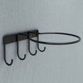 thumbnail image 1 of MYG Wall Mount Ball Holder with 4 Hook Metal Rack for Basketball Football Volleyball, 1 of 8