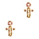 thumbnail image 1 of Monstrate 4 paquetes / lote de flores fácil de limpiar - Elegante para cualquier ocasión Precio asequible Color hawaiano 12 color 12 2Conjunto, 1 of 6