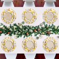 thumbnail image 7 of Ryvnso Easters Egg and Leaves Round Plate Mats Dining Table Placemat Set of 4 for Holiday Decoration, 7 of 7