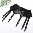 thumbnail image 3 of Hhchenyulemon High Waist Garter Belt Mesh Suspender Belt 6 Straps Garter Belt, 3 of 5