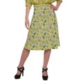 thumbnail image 1 of Moomaya Jupe Imprimée pour Femmes en Poly Spandex Tenue Décontractée Jupe d'Été pour Filles, 1 of 5