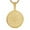 Gold, variant on Lord's Prayer Medallion Necklace Stainless Steel Christian Necklace, Silver