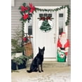 thumbnail image 2 of O Christmas Tree Sign Front for Door Decoration, 12" Round Wood Wreaths Wall Hanging Outdoor, Farmhouse, Porch, for Spring Summer Fall All Seasons Holiday Christmas, 2 of 5