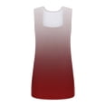 thumbnail image 4 of Summer Tank Tops for Women Square Neck Loose Casual Tank Shirts Flowy Sleeveless Side Slit Tee Shirts Blouses Plus Size, 4 of 5