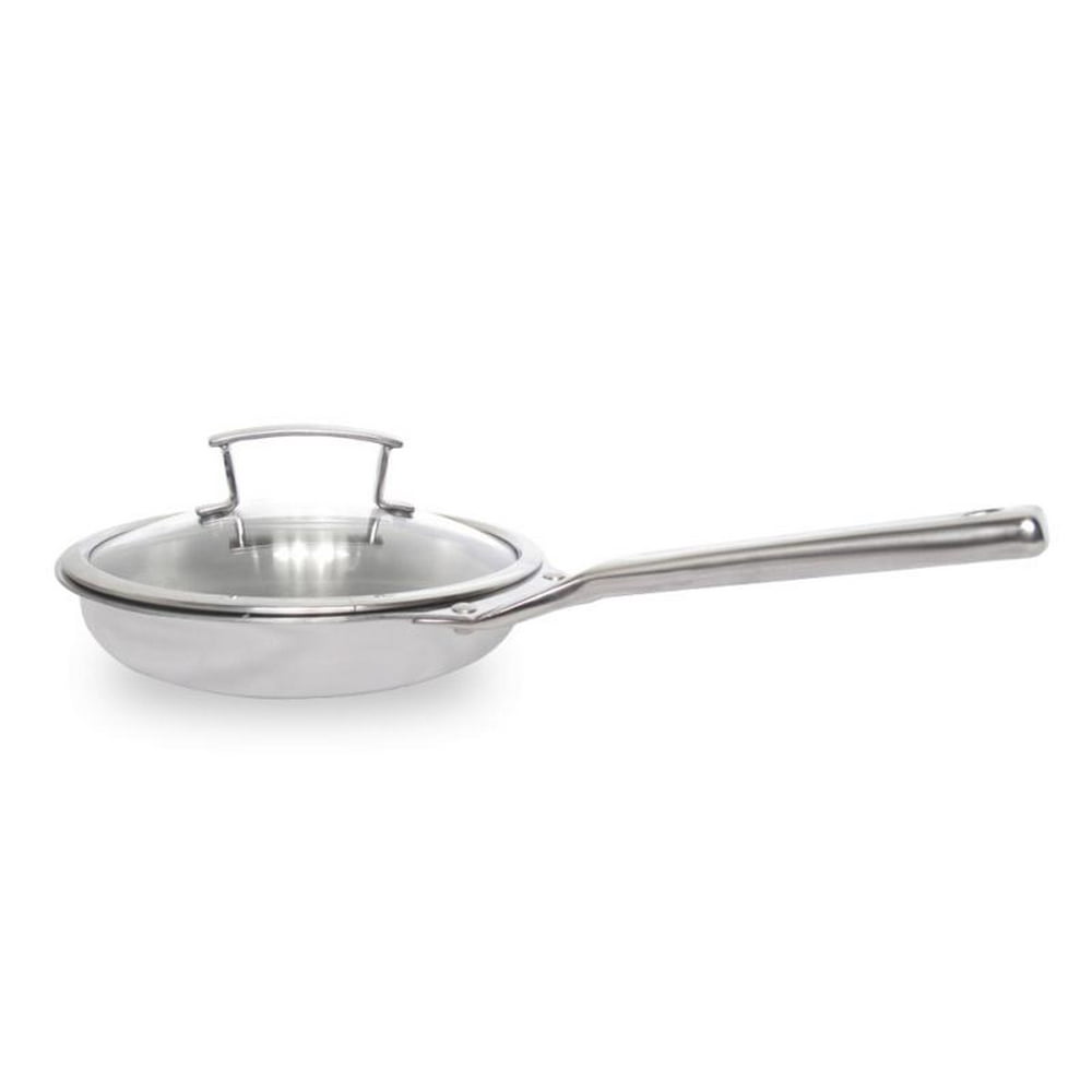 TRUE INDUCTION 8" Small Saute Gourmet Pan w/Lid Egg Omelet Skillet