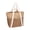 Brown, variant on Large Capacity Beach Bag for Women Colour Blocked Mesh Shoulder Tote Bag Travel Organizer for Pool Vacation Shopping