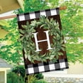 thumbnail image 3 of Briarwood Lane Everyday Double Sided House Flag 40x28 For Outdoor Wreath Monogram Letter H House Flag, 3 of 4
