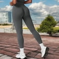 thumbnail image 6 of High-Waist Seamless Full-Length Leggings - Large, Gray, 6 of 6