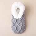 thumbnail image 2 of Women Knitted Slipper Socks Cozy Sherpa Fuzzy Socks Non Slip Socks Winter Indoor Double Layer Bedroom Slipper Socks, 2 of 6