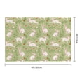 thumbnail image 3 of Lsque Cute Rabbit And Flower Pattern Flag,Cute Rabbit And Flower Printed Garden Flag 48 x 72 in - Double Sided Small Flags for Yard, 3 of 9