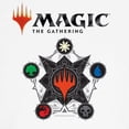 thumbnail image 3 of CafePress - Magic Mana Symbols T Shirt - 100% Cotton Ringed T-Shirt, 3 of 4