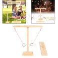 thumbnail image 2 of Juego de Lanzamiento de Anillos Hugo Hook & Toss Battle Interactivo para Beber madera, 2 of 9