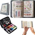 thumbnail image 2 of Embroidery Book Kit, Portable Sewing Book With Complete Tutorial And Needle Set, For Beginners And All Scenario Crafting, 10X8X1In 0.6Lb, 2 of 9