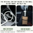 thumbnail image 2 of 2 in 1 Large Cup Holder, 80 oz Auto Water Bottle Holder Bag, Bottles & Big Drinks. Hanging Multi-Function Mini Car Seat Side Organizer, Phones, Stuff Holder with Mesh Pocket for Cars, SUV & Truck, 2 of 7